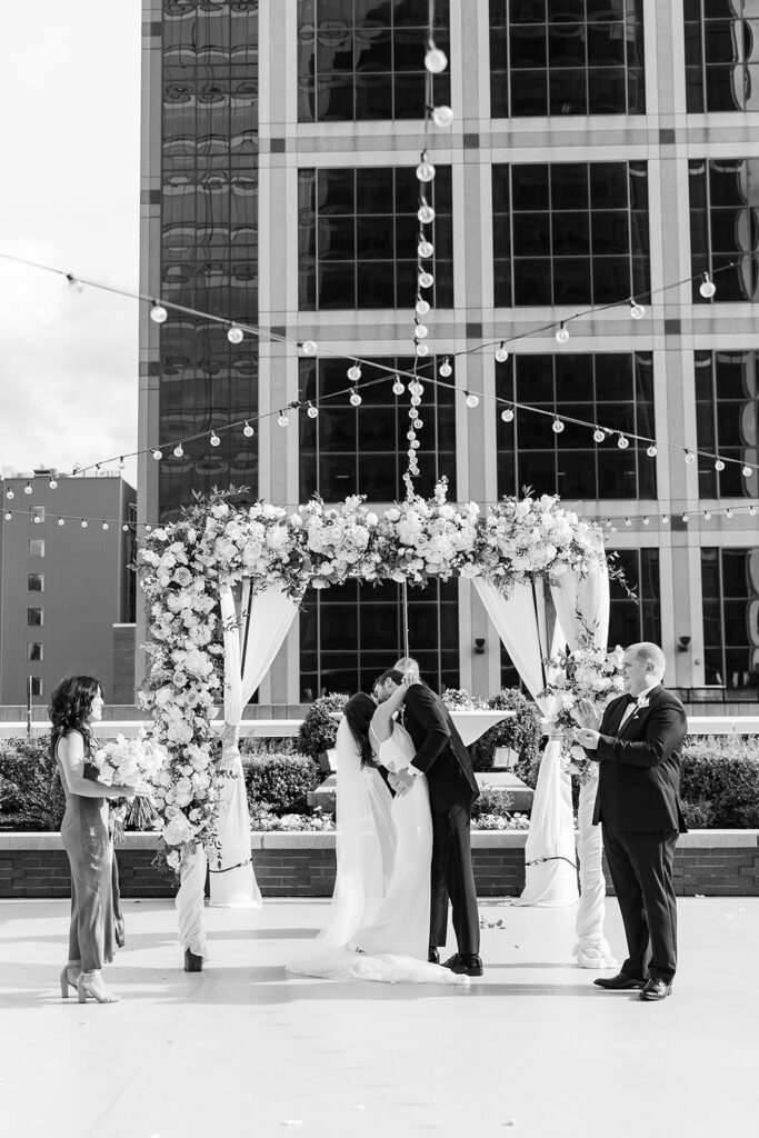 Wedding at Regions Tower in Indianapolis