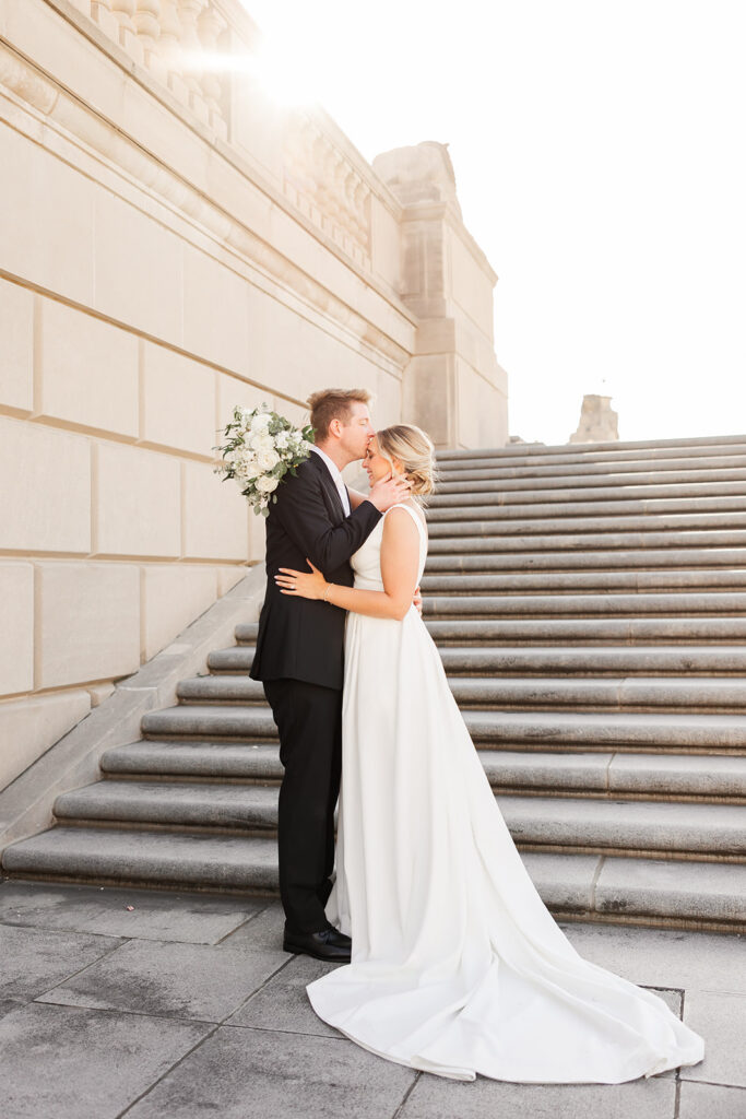 Indiana War Memorial Wedding Portraits