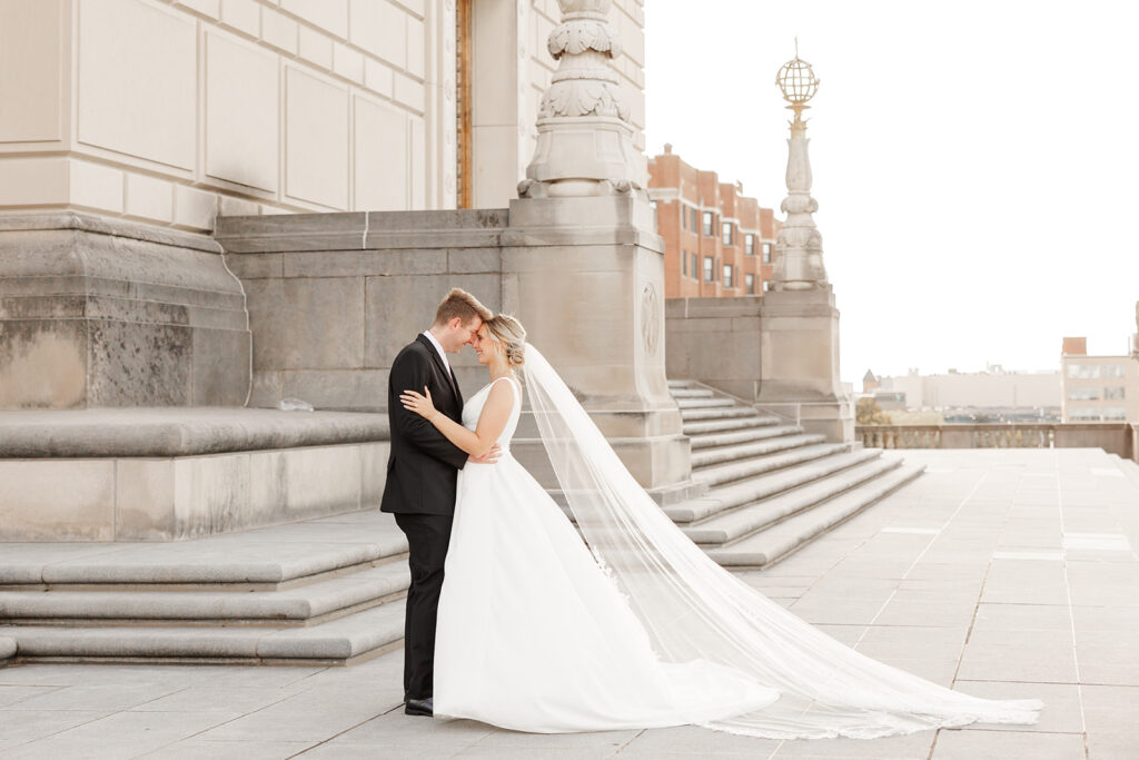 Indiana War Memorial Wedding Portraits